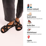 Meliana ss26 adulto caracteristicas 2|  Negro Serraje Reciclado