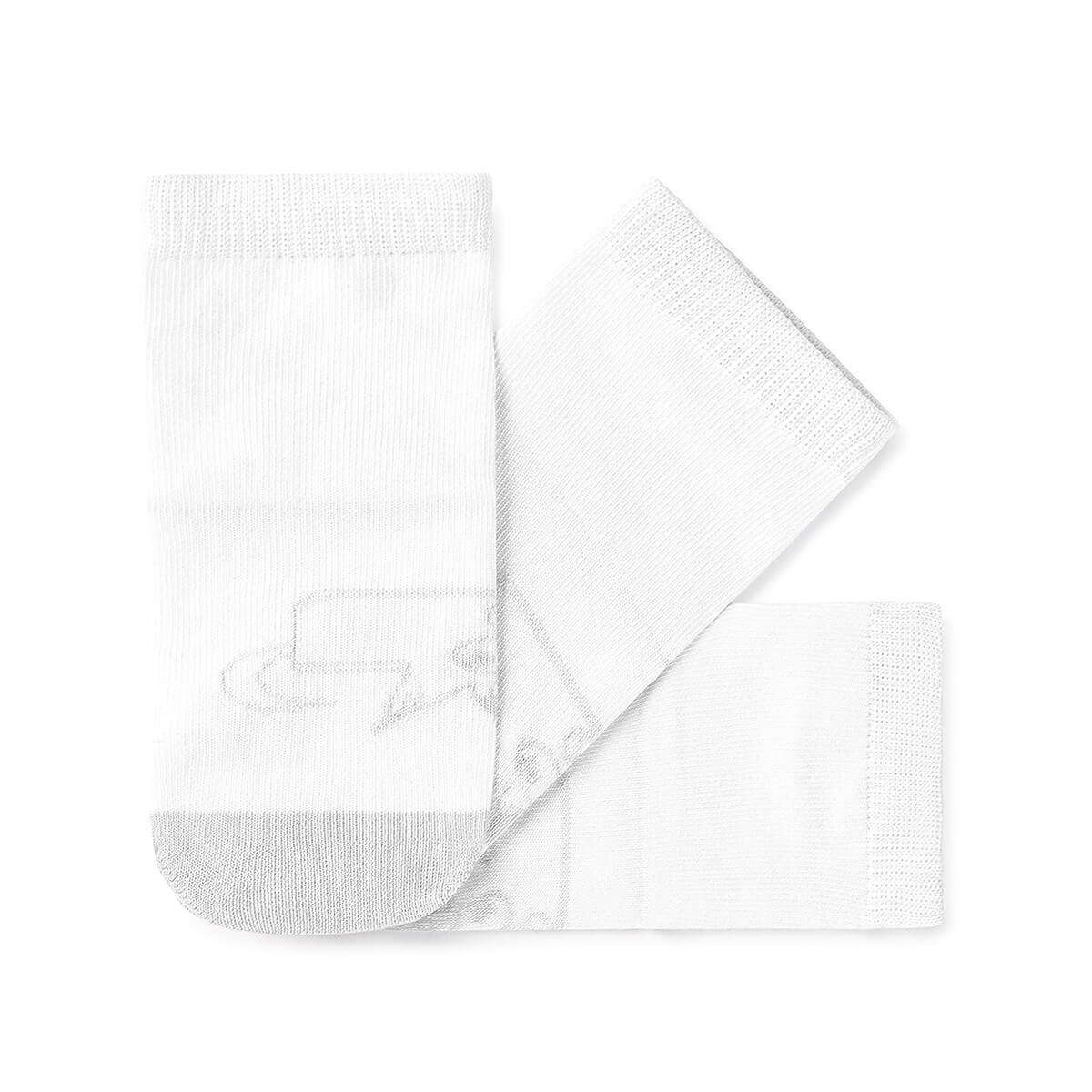 Pack 3 Calcetin escolar respetuoso barefoot blanco