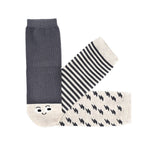 Pack 3 calcetin infantil Caritas Gris 1 | Caritas Gris