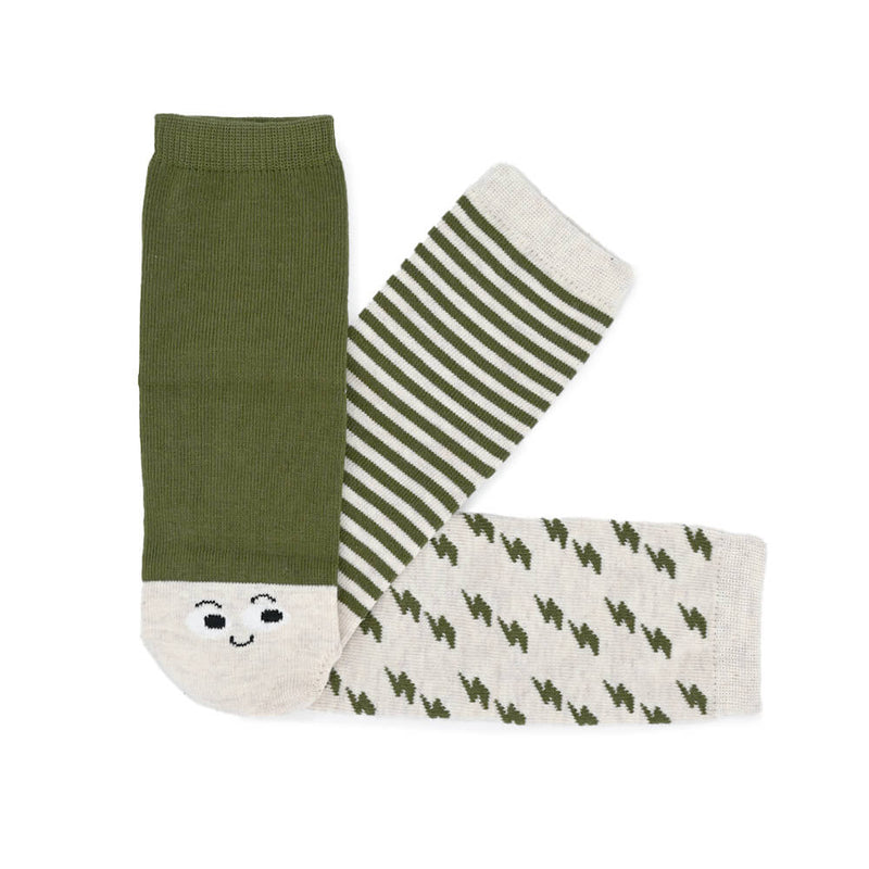 Pack 3 calcetin infantil Caritas Kaki Beige 1 | Caritas Kaki