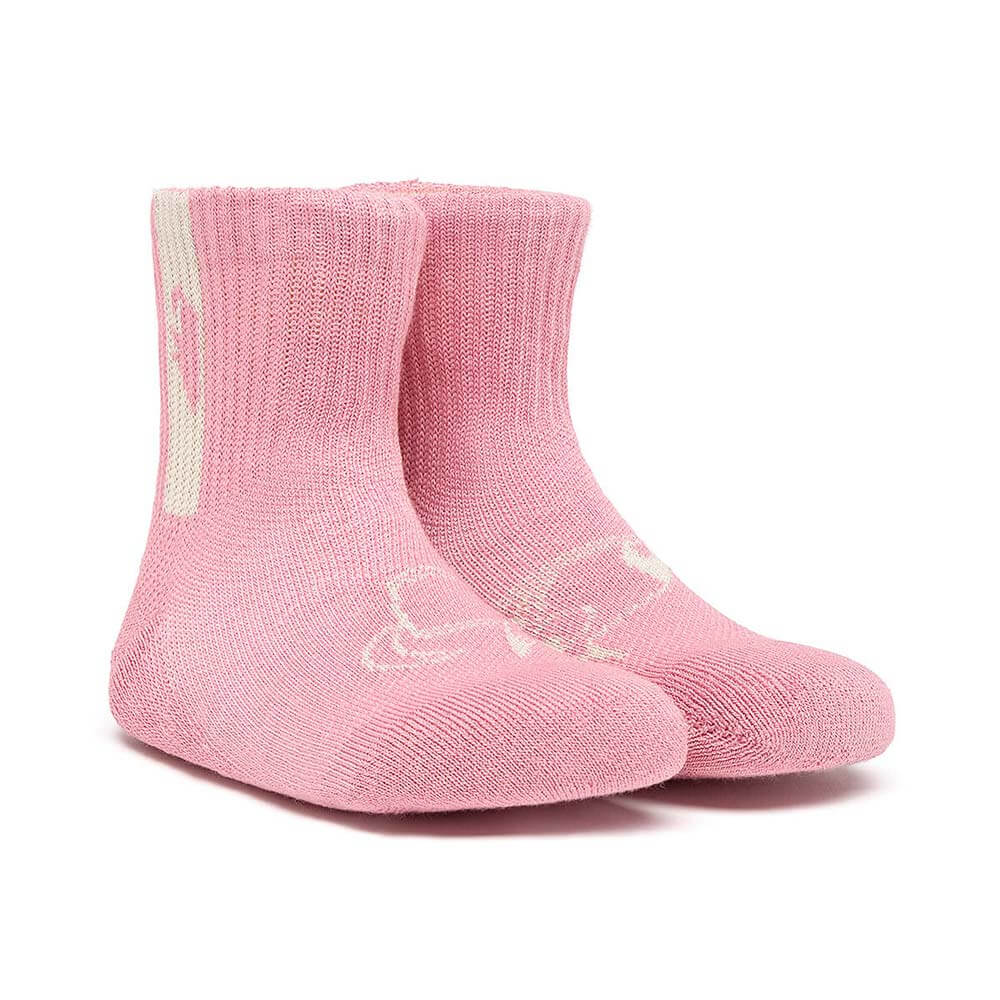 Pack 3 calcetines infantiles lobito Rosa Beige Zapato Feroz | Rosa Beige