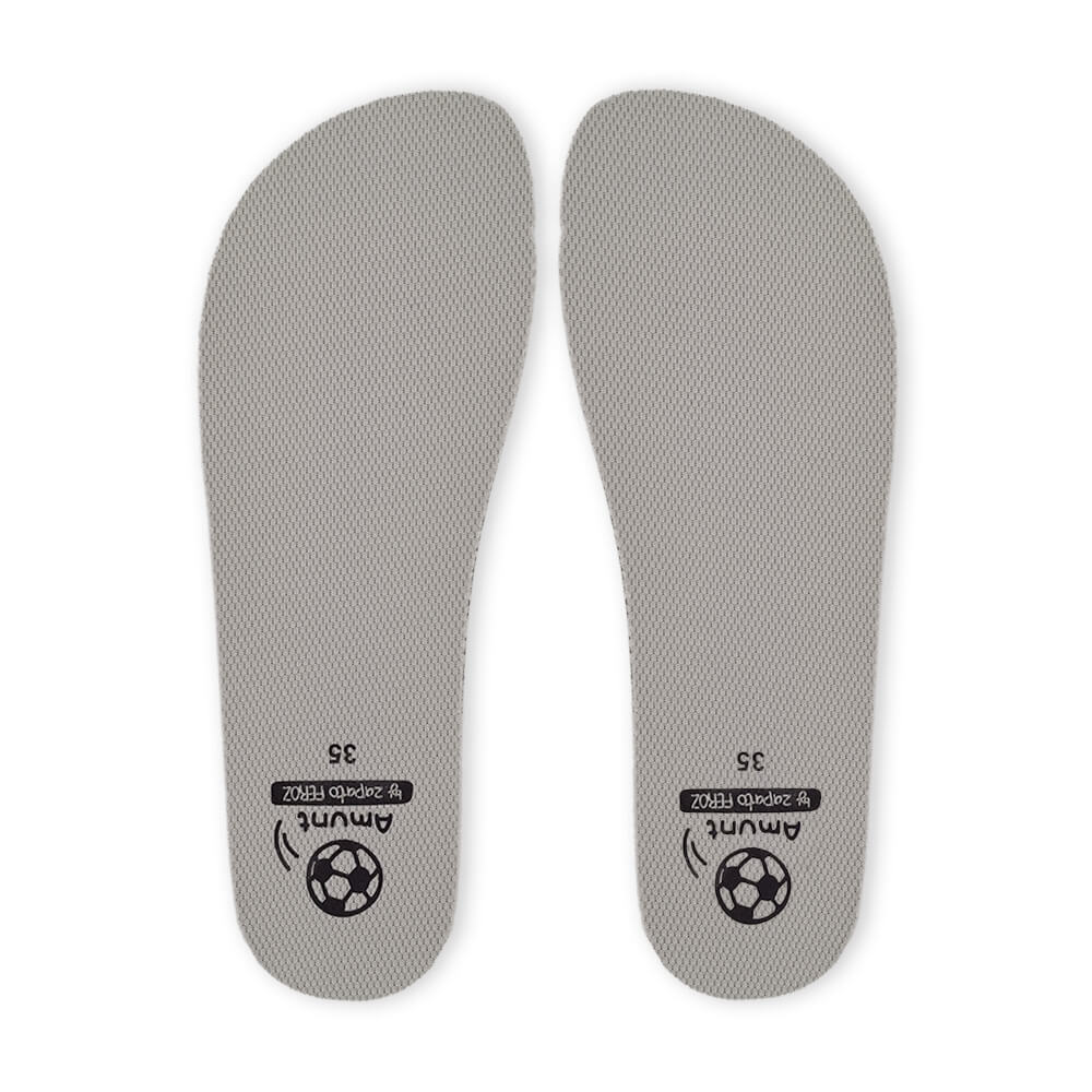 Plantilla recambio gris para bota futbol barefoot Amun de Zapato Feroz