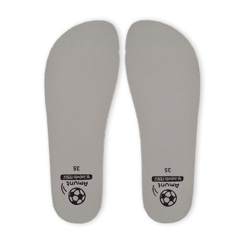 Plantilla recambio gris para bota futbol barefoot Amun de Zapato Feroz | gris o negro