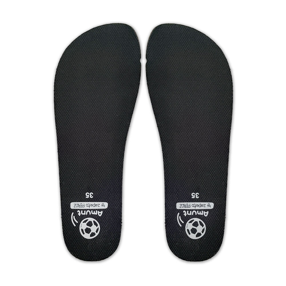 Plantilla recambio negra para bota futbol barefoot Amun de Zapato Feroz