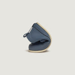 Plegado Lirira Feroz | Azul Denim Microfibra Nobuck