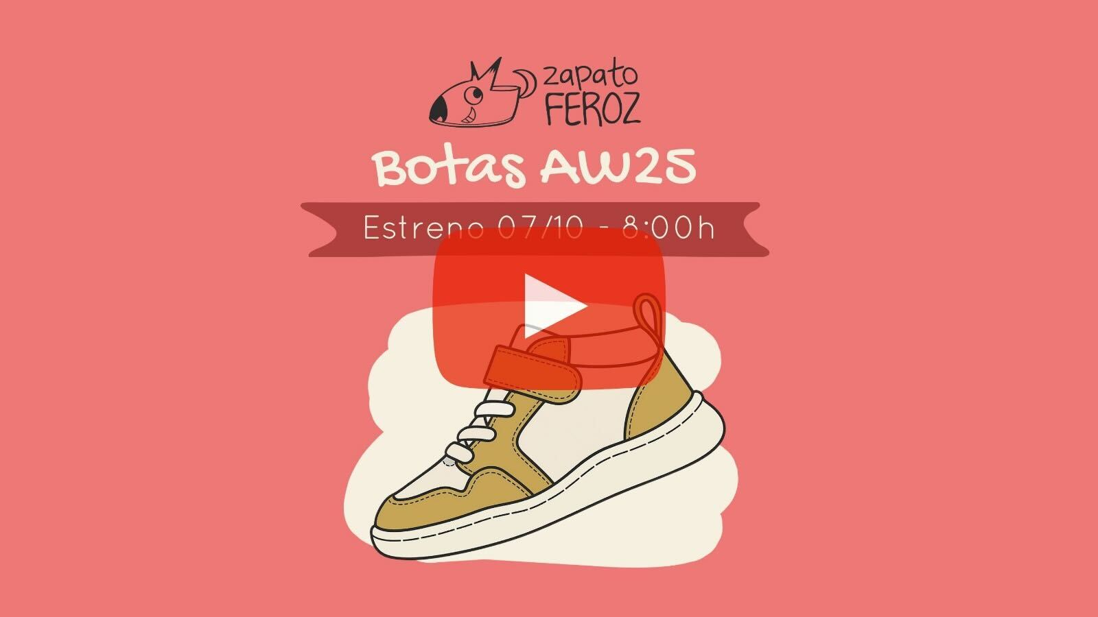 Portada video directo botas AW25 zapato feroz