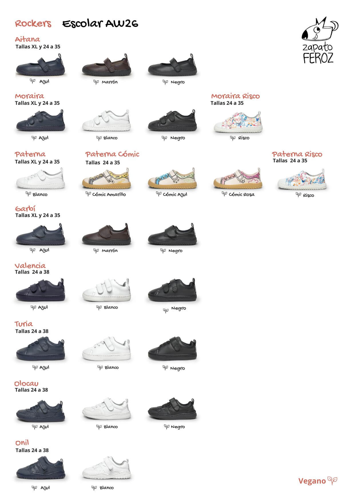 Modelos Preventa Escolar AW26