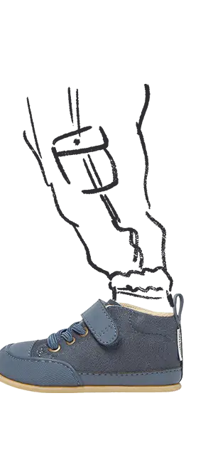 Slider izquierda Bota barefoot infantil Jucar