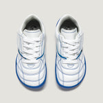 Superior Amunt | Blanco Azul Royal Microfibra