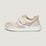 lateral zapatilla barefoot Tibi Rocker | beige Microfibra Rejilla