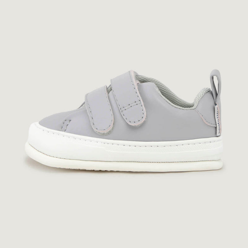 Lateral Valencia Feroz | Gris Claro Microfibra Nobuck