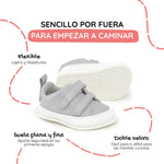 Valencia Feroz Microfibra Gris Claro 1000 | gris microfibra nobuck