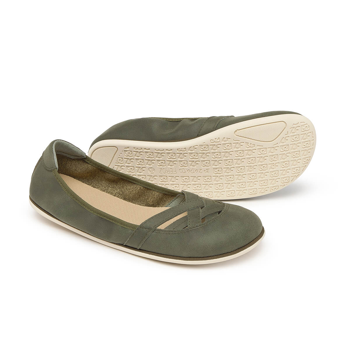 bailarinas minimalistas saludables comodas olba freekers adulto SS26 Piel Kaki 02