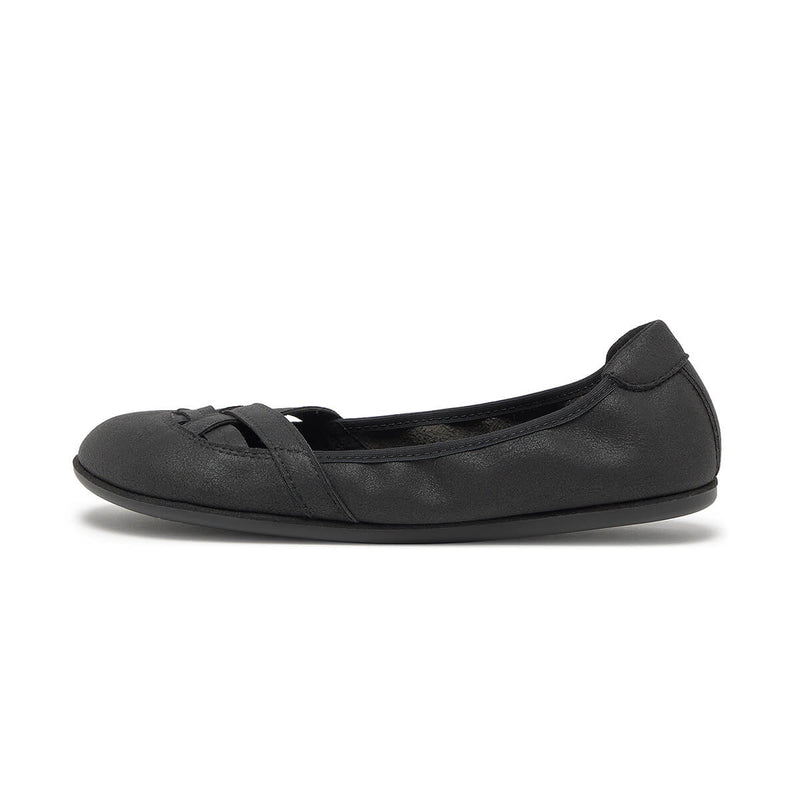 bailarinas minimalistas saludables comodas olba freekers adulto SS26 Piel Negro 01  | Negro Microfibra Serraje