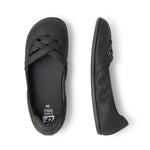 bailarinas minimalistas saludables comodas olba freekers adulto SS26 Piel Negro 03| Negro Microfibra Serraje