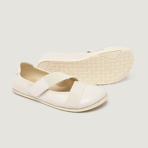 ballerine minimaliste estive in pelle Aitana per adulti SS26 Pelle beige 02 | pelle beige