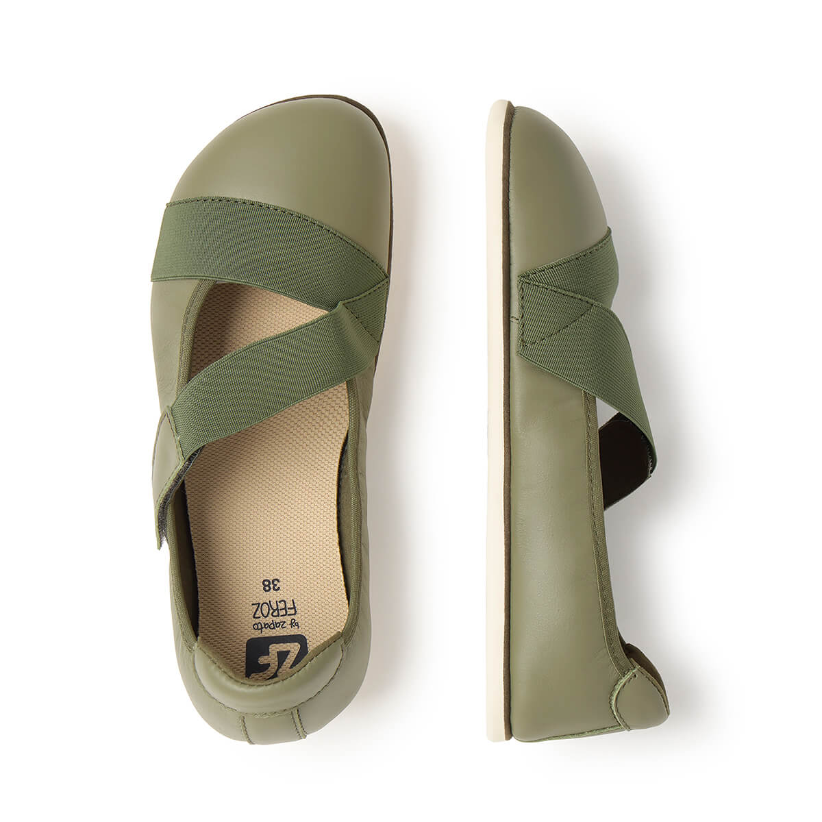 bailarinas minimalistas verano piel aitana adulto SS26 Piel Kaki 03