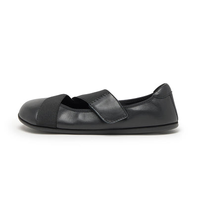 bailarinas minimalistas verano piel aitana adulto SS26 Piel Negro 01  | negro piel