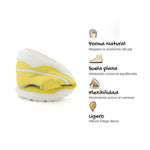 bota futbol sala barefoot amarillo blanco amunt ss25 04| Amarillo Blanco Microfibra