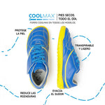 bota futbol sala barefoot amunt aw25 Microfibra Azul royal Amarillo 03 | Azul Royal Amarillo Microfibra