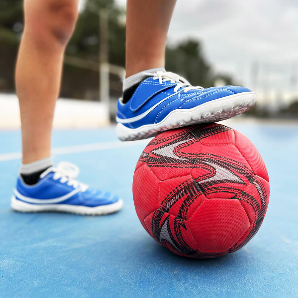 bota futbol sala barefoot amunt ss25 | Azul Royal Blanco Microfibra