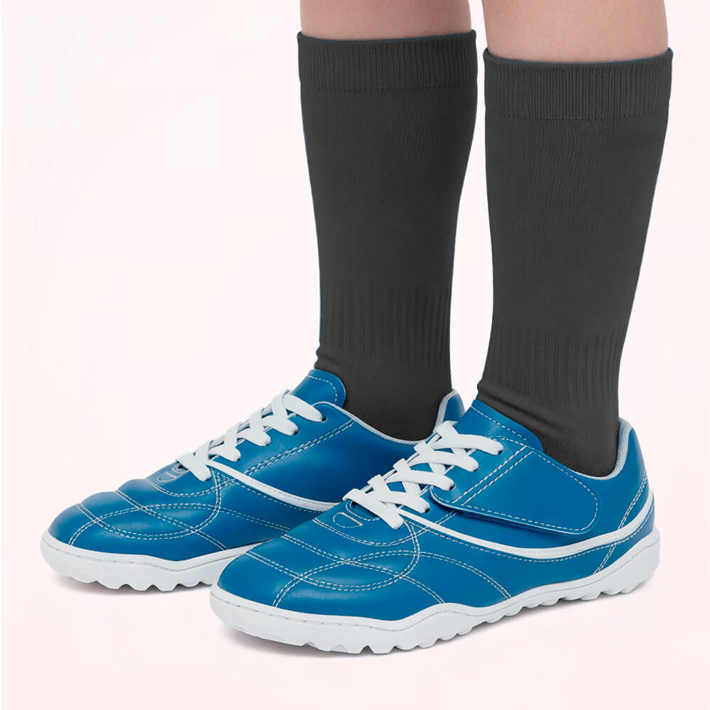 Bota futbol sala barefoot azul royal blanco amunt ss25 05