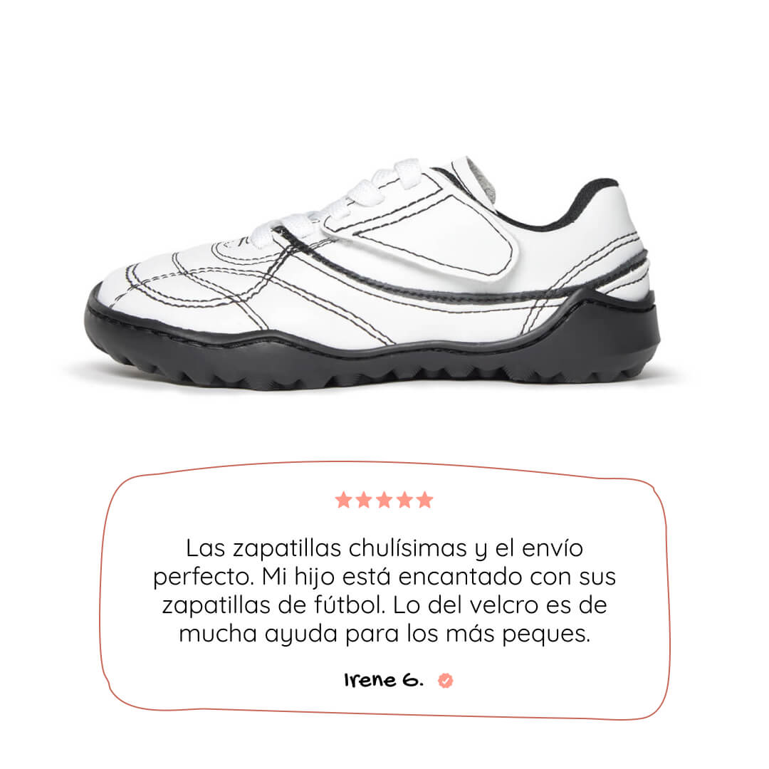 bota futbol sala barefoot blanco negro amunt ss26 lat 01 | Blanco Negro Microfibra