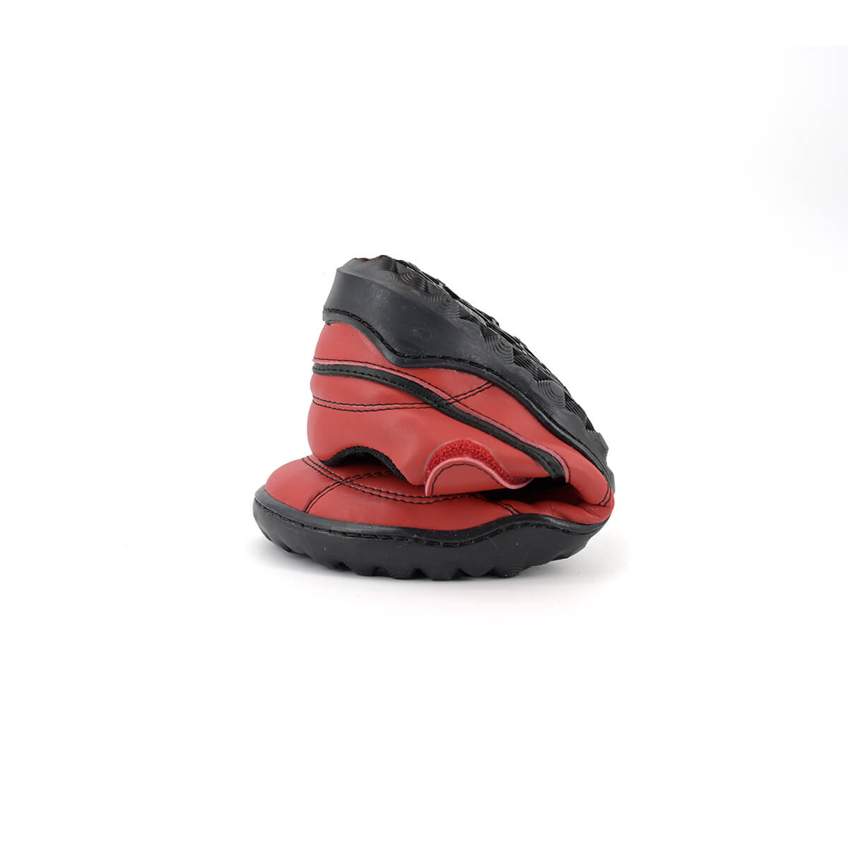 bota futbol sala barefoot roja negro amunt ss25 04