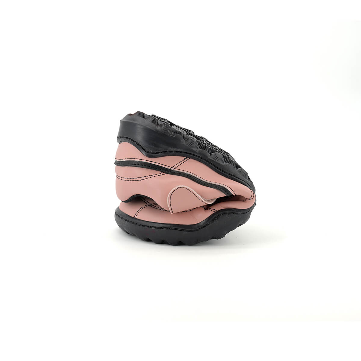 bota futbol sala barefoot rosa negro amunt ss25 04