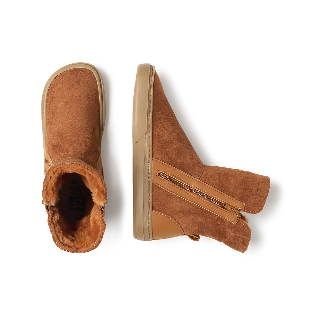 botas barefoot otono invierno color nut nuez marron alcoy piel adulto aw25 03