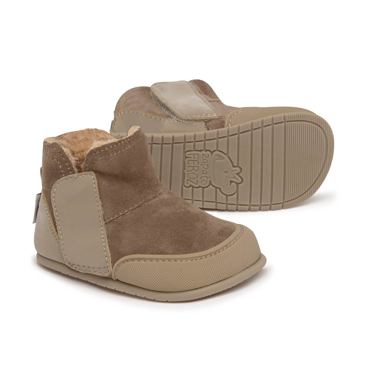 botas barefoot veganas libre toxicos como andar descalzo bebe color piedra alcoy feroz aw24 02