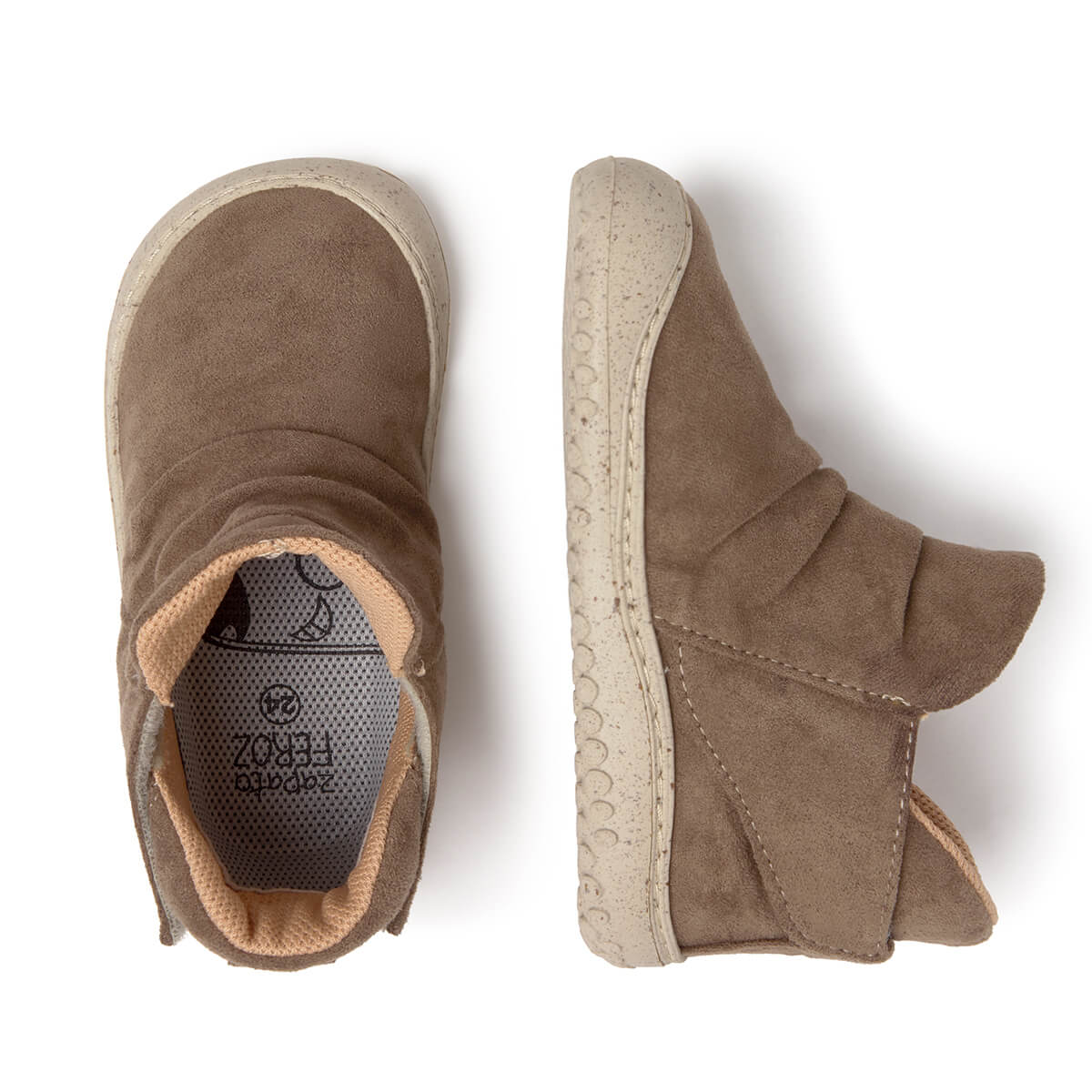 botas botines minimalistas otono invierno color taupe gris marron chelva rocker aw24 03
