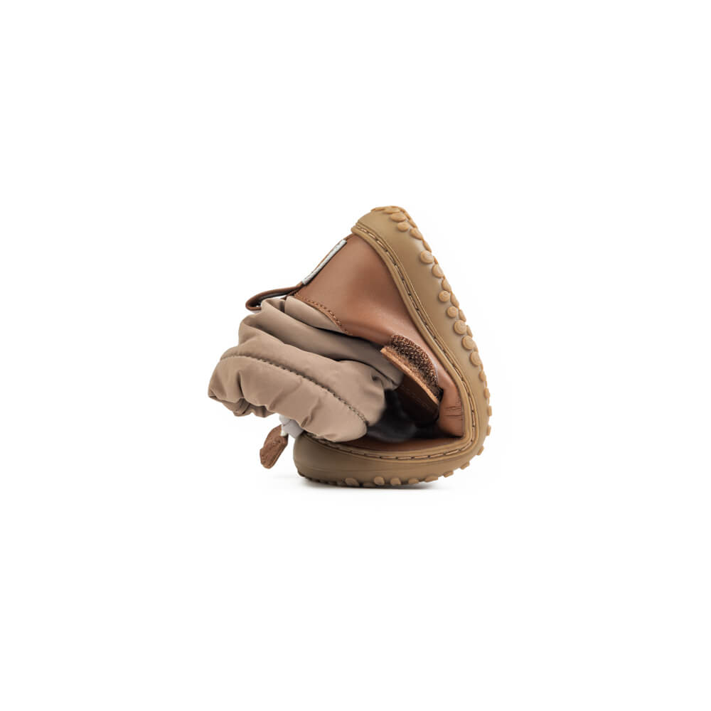 botas dias lluvia resistentes beis respetuosas libertad movimiento ninas beige bernia rocker aw23_04