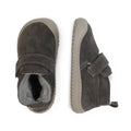 botas infantiles veganas barefoot forro calentitas suela blanda color gris ademuz rocker aw23