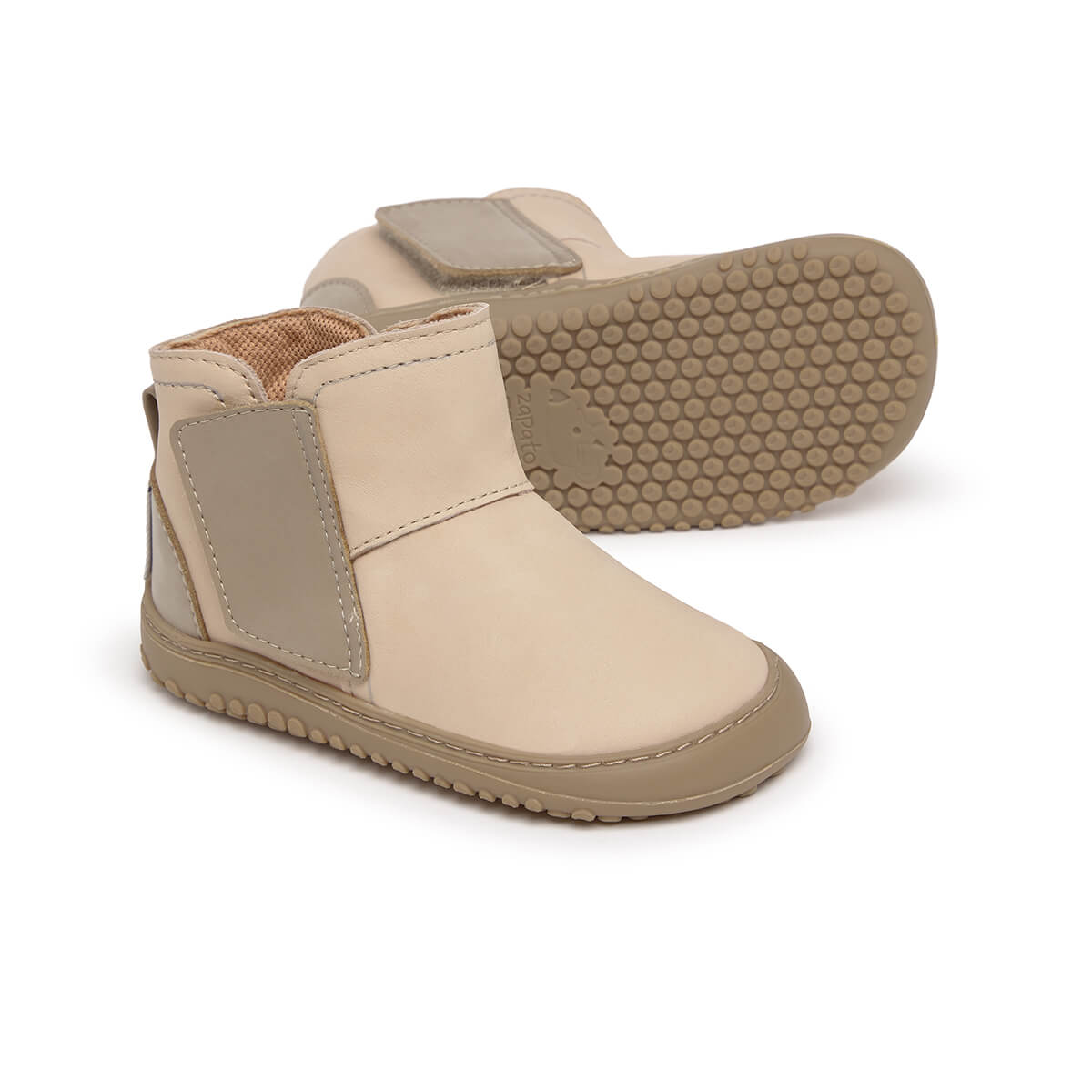 botas minimalistas respetuosas veganas espacio dedos color beige alcoy rocker aw24 02