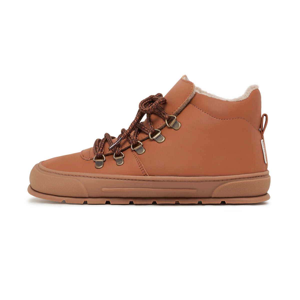 botas otono invierno minimalistas color nut nuez marron claro camel serra adulto aw24 01