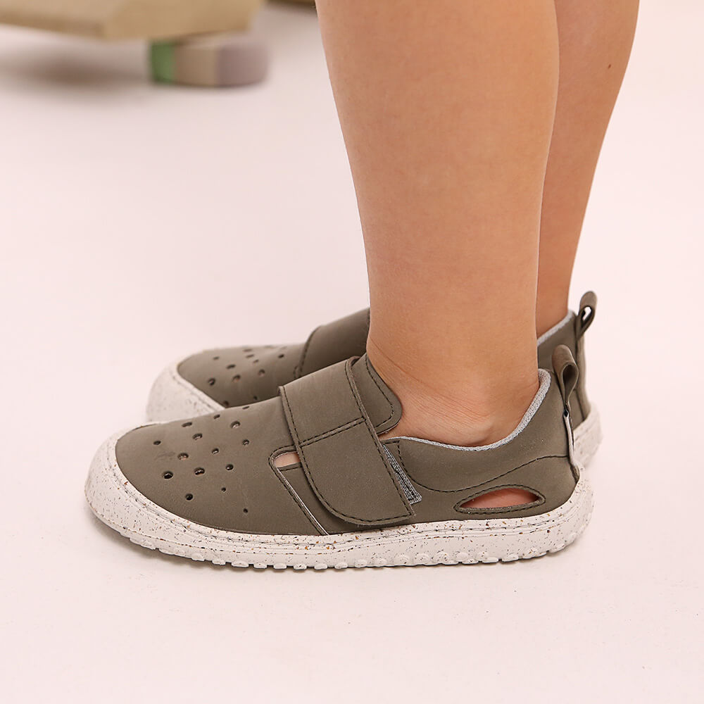 botas resistentes agua respetuosas infantil benisa rocker ss25 kaki | kaki microfibra nobuck