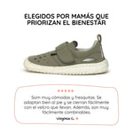 botas resistentes agua respetuosas infantil kaki benisa rocker ss25 01 | kaki microfibra nobuck