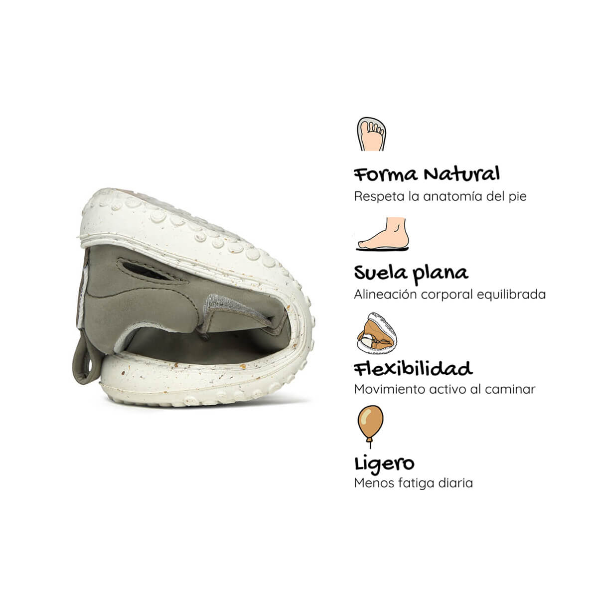 botas resistentes agua respetuosas infantil kaki benisa rocker ss26 04 | kaki microfibra nobuck