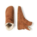 botines minimalistas diario piel color nut nuez marron claro chelva adulto aw25 03