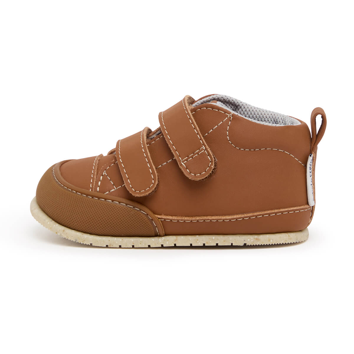 botitas barefoot saludables color nut bebe liria feroz aw24 01