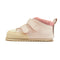 botitas minimalistas bebes calzado vegano movimiento libre primeros pasos color rosa palo liria aw23