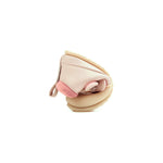 botitas minimalistas bebes calzado vegano movimiento libre primeros pasos color rosa palo liria aw23