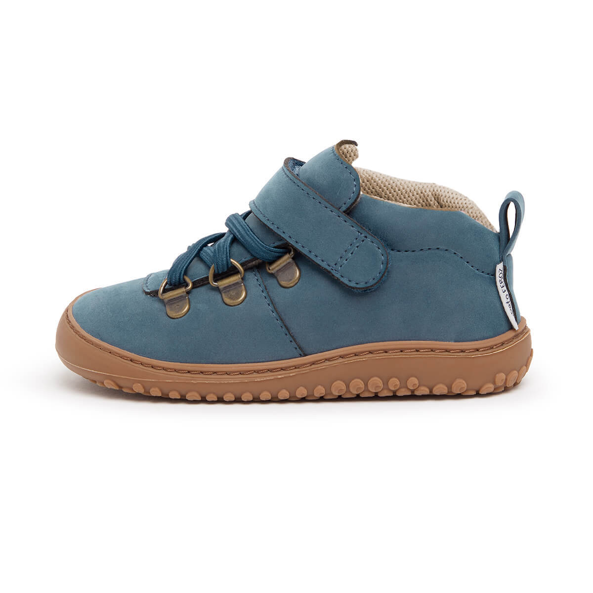 botitas respetuosas forma pie como andar descalzo bebes color azul serra rocker aw24 01a