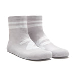 calcetin adulto algodon deportivo verano Gris | Gris y Blanco