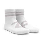 calcetin adulto algodon deportivo verano Blanco Gris | Gris y Blanco