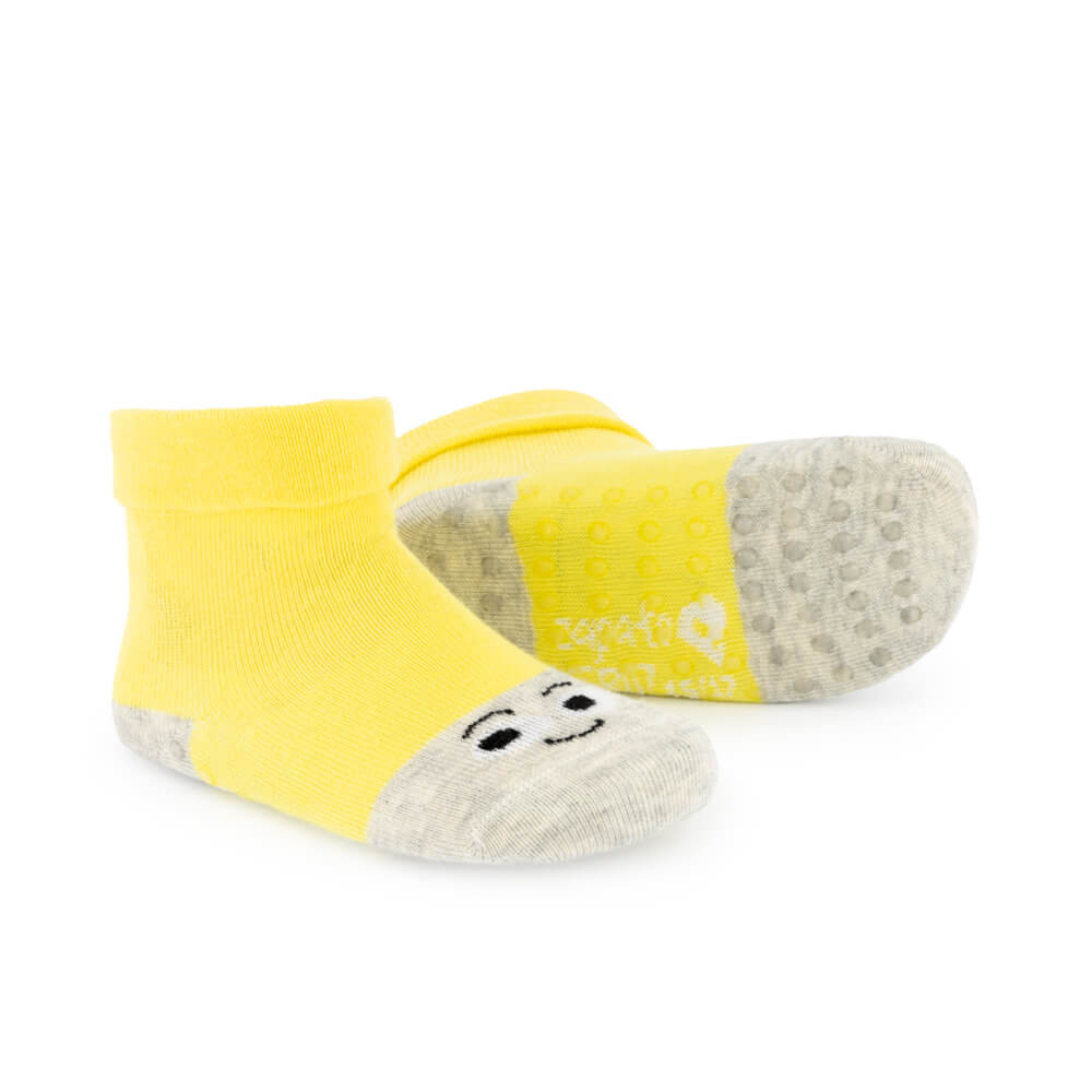 calcetin bebe preandante caritas amarillo 3 | Caritas Amarillo