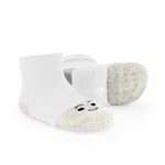 calcetin bebe preandante caritas blanco 3 | Caritas Gris Blanco