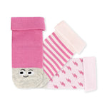 calcetin bebe preandante caritas rosa  |  Caritas Rosa