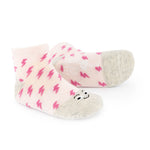 calcetin infantil caritas tobillero rosa rayos 3 | Caritas Rosa Fucsia